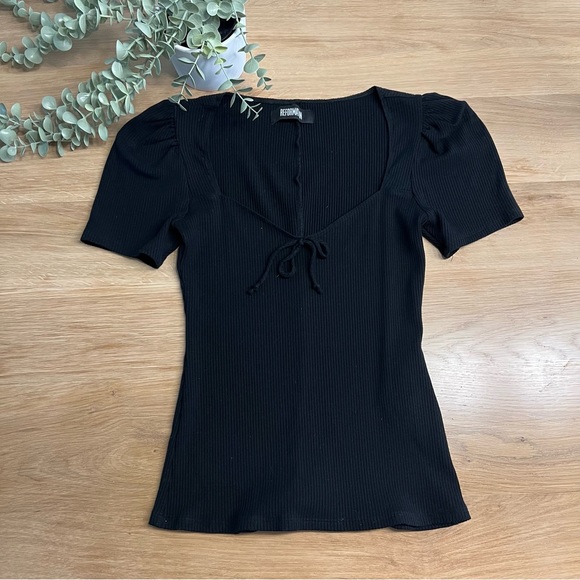 Reformation ribbed sweetheart top - Picture 1 of 3
